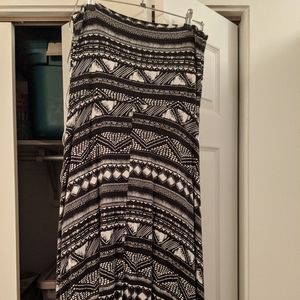 Maxi skirt/ Strapless dress